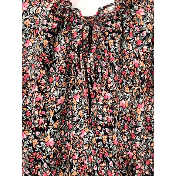 NWT BB Dakota Steve Madden Black Ditsy Dress, size XXL - Picture 7 of 10